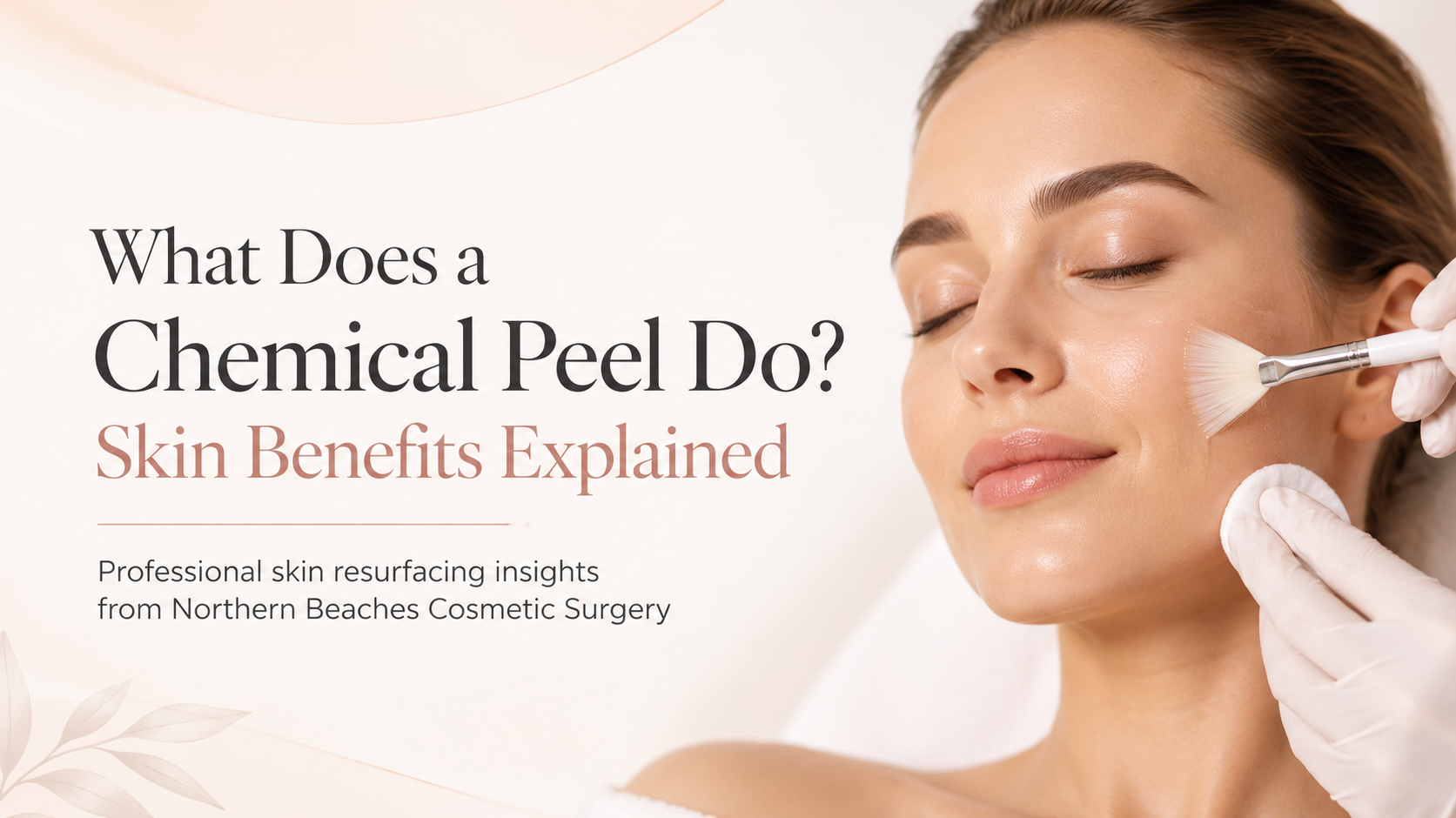 Read more about the article What Does a Chemical Peel Do? Skin Benefits Explained