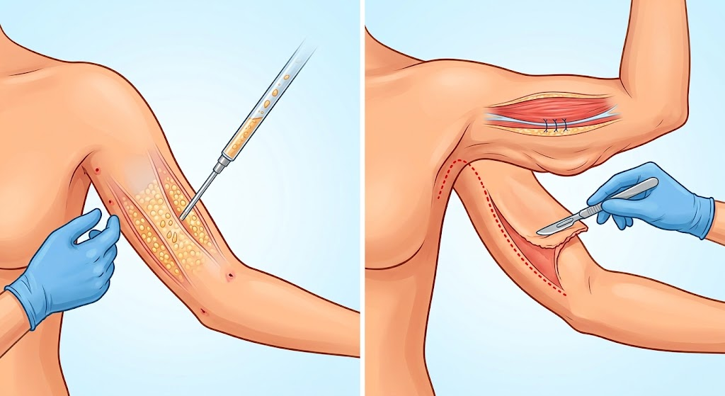 Read more about the article Arm Liposuction vs Arm Lift: Differences, Recovery & Results